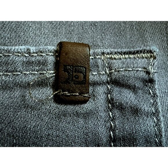 Joe's Men's Slim Fit Ombre Gray Jeans 38 x 34  Cotton Stretch Frayed Edges - Picture 5 of 6